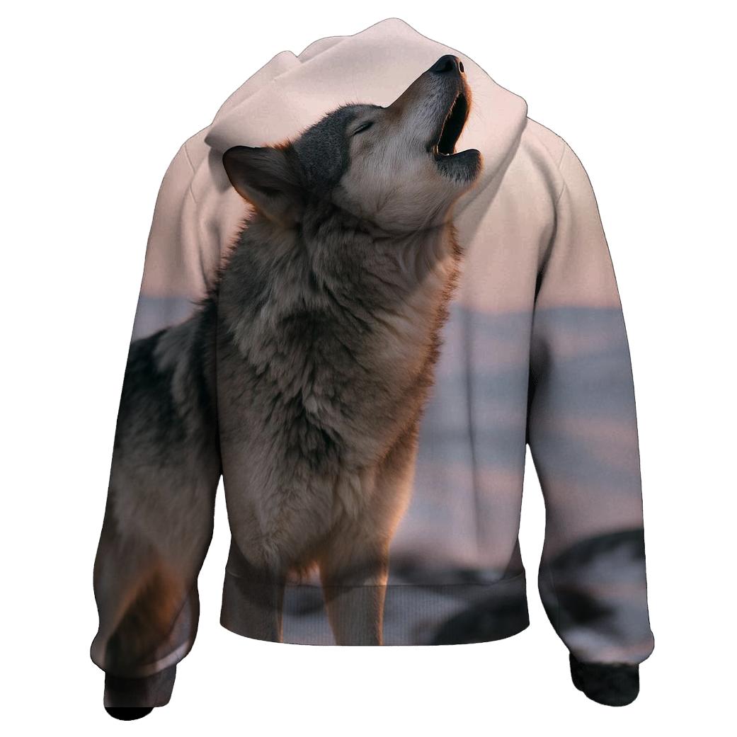 Tundra Alpha At Dawn premium hoodies