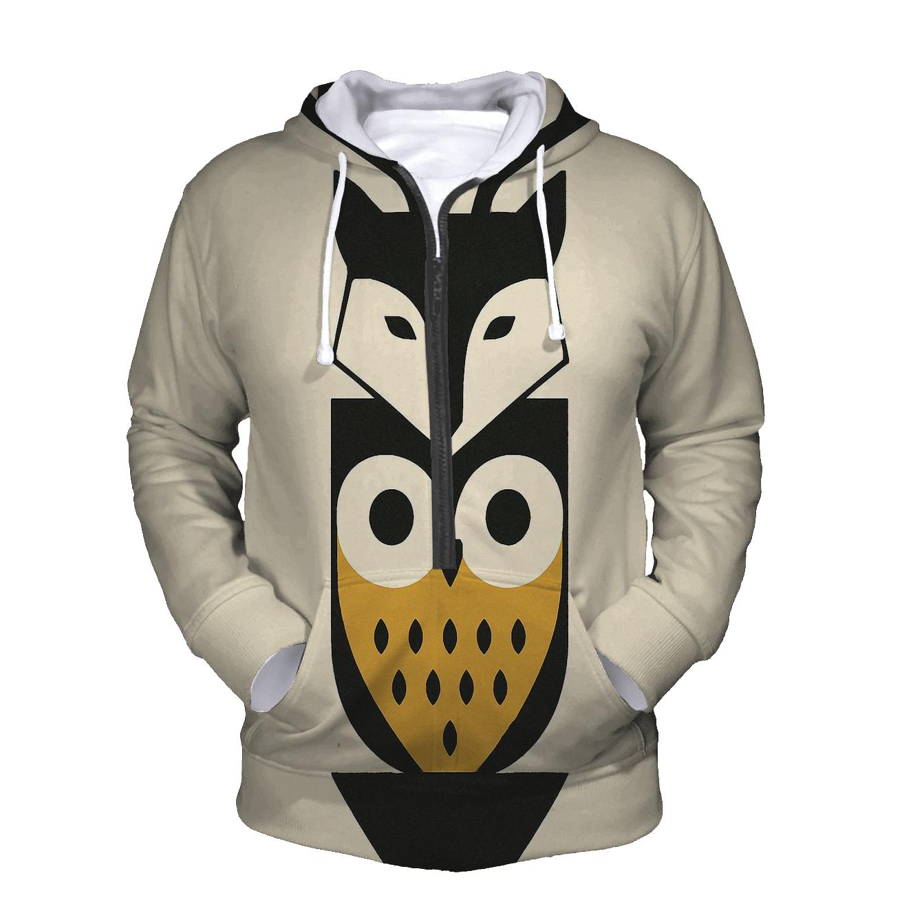Minimalist Animal Totem heavyweight hoodies