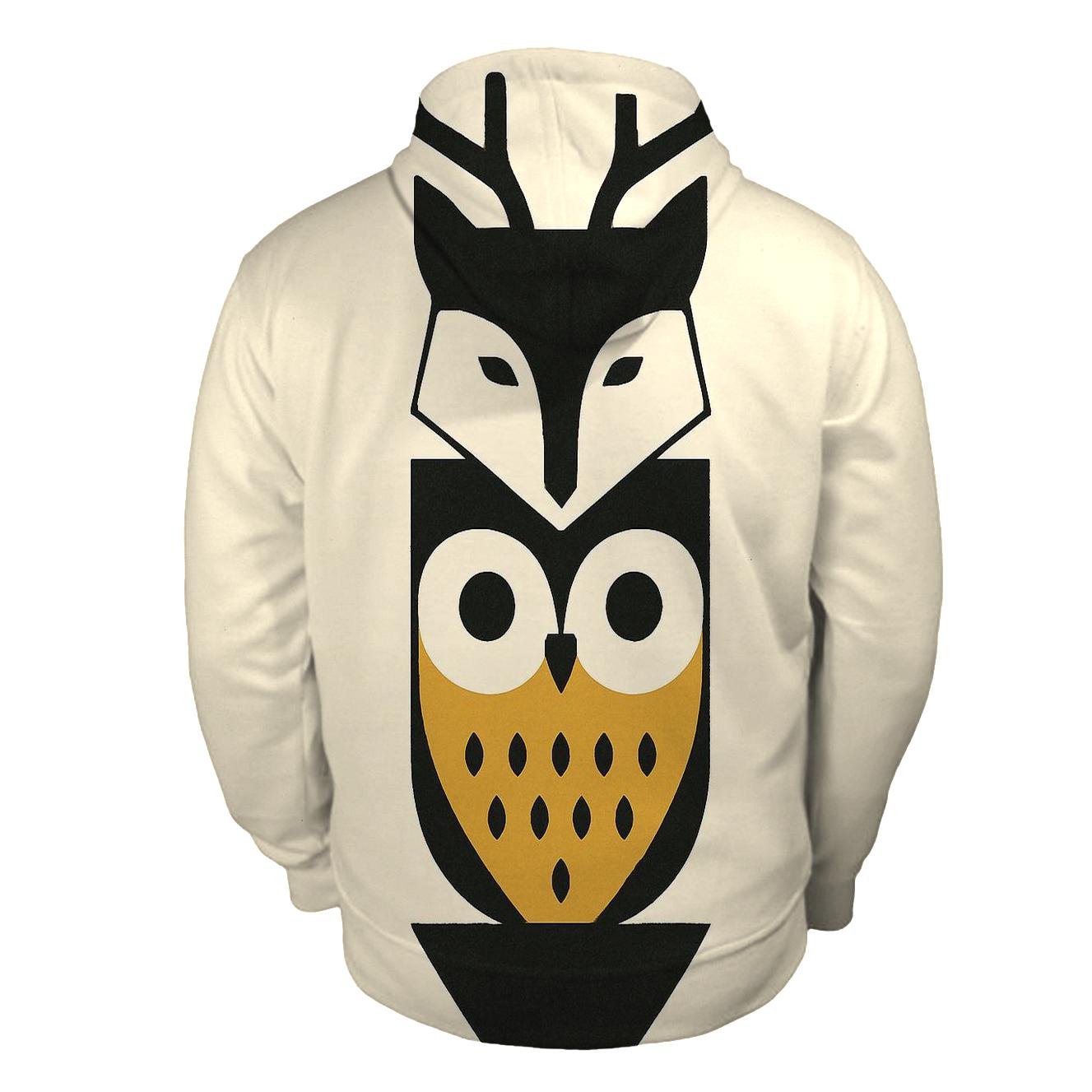 Minimalist Animal Totem heavyweight hoodies