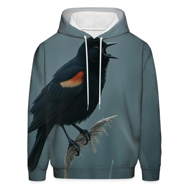 Sedge Chorus — Red-Winged Blackbird custom hoodies