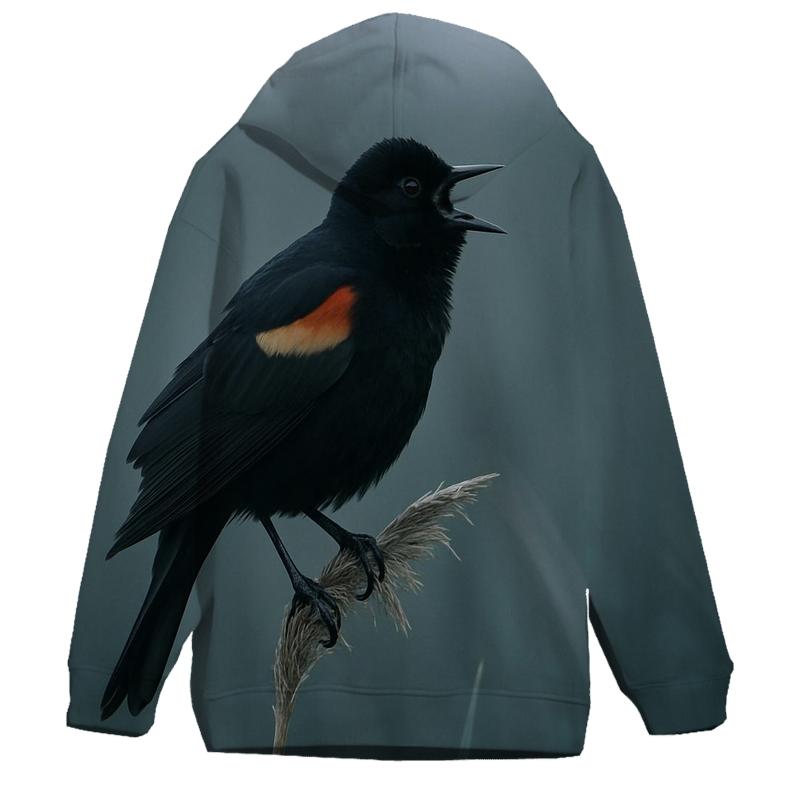 Sedge Chorus — Red-Winged Blackbird custom hoodies