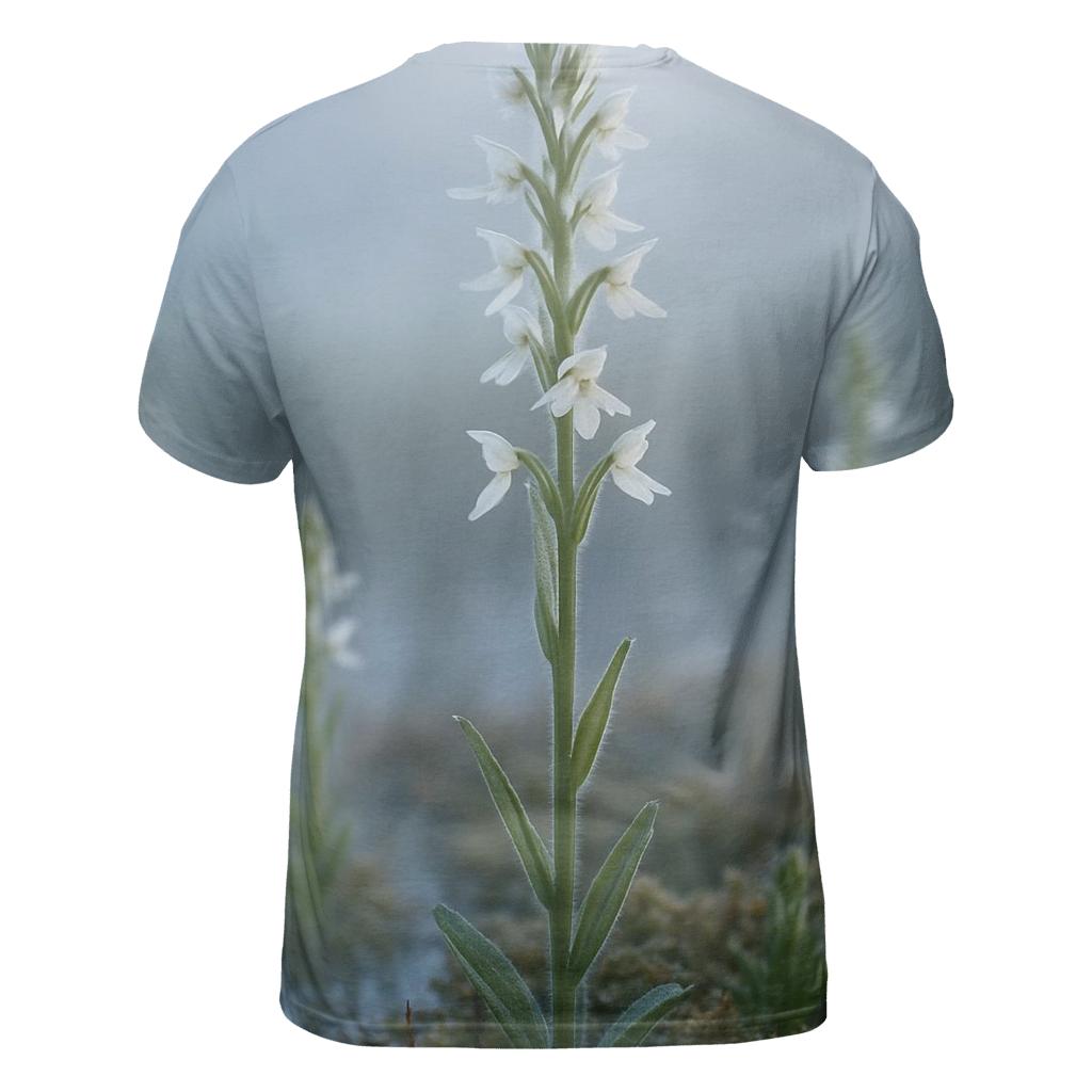 Bog Orchid Morning Fog trendy printed shirt styles