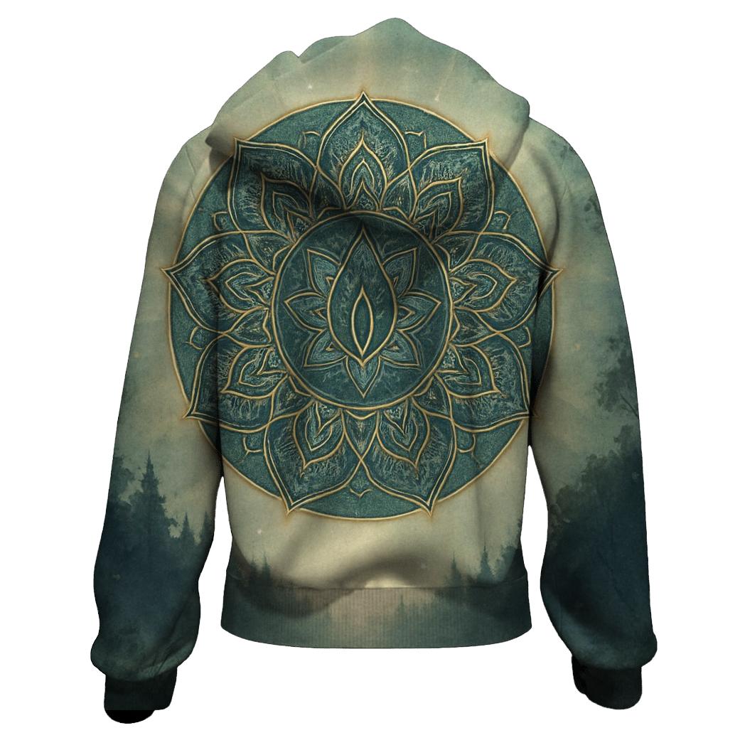 Luminous Mandala Grove hoodie trends
