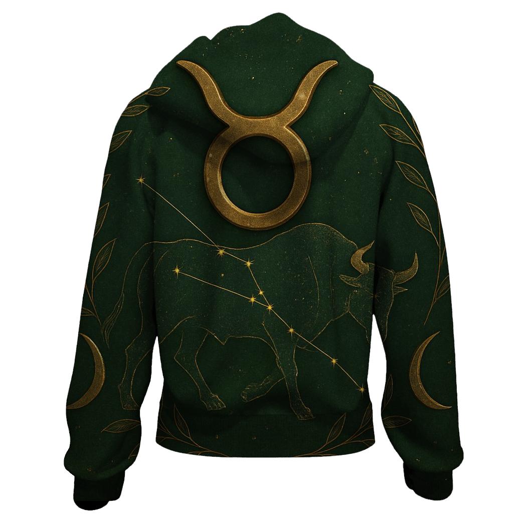 Mystic Taurus Bull Glyph Design hoodie styles