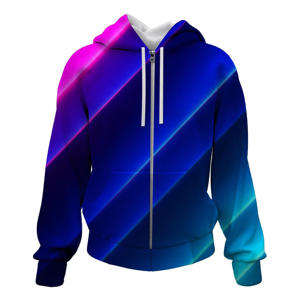 Neon Metro Fade printed hoodies