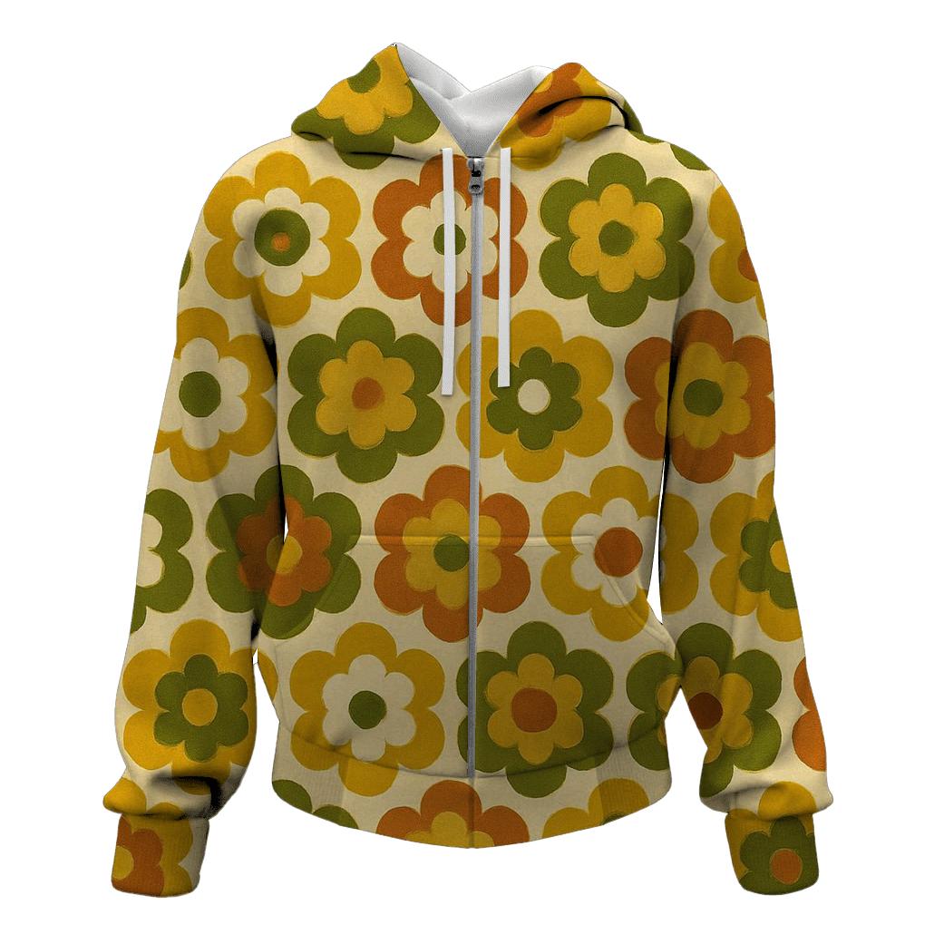 Flower Power Medallions custom hoodies