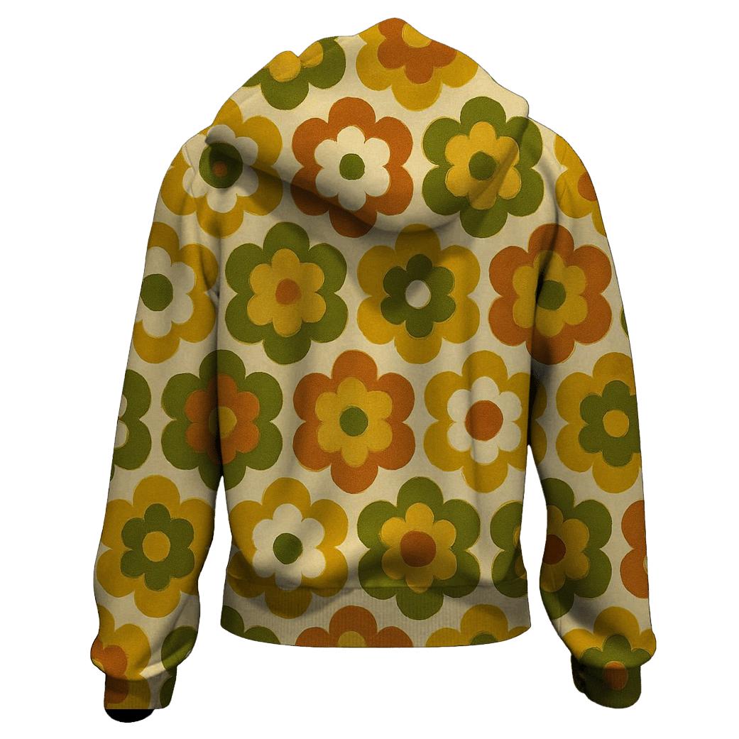 Flower Power Medallions custom hoodies
