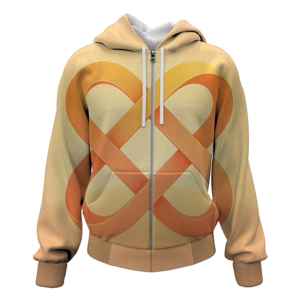 Infinite Knot Of Dawn printed hoodies