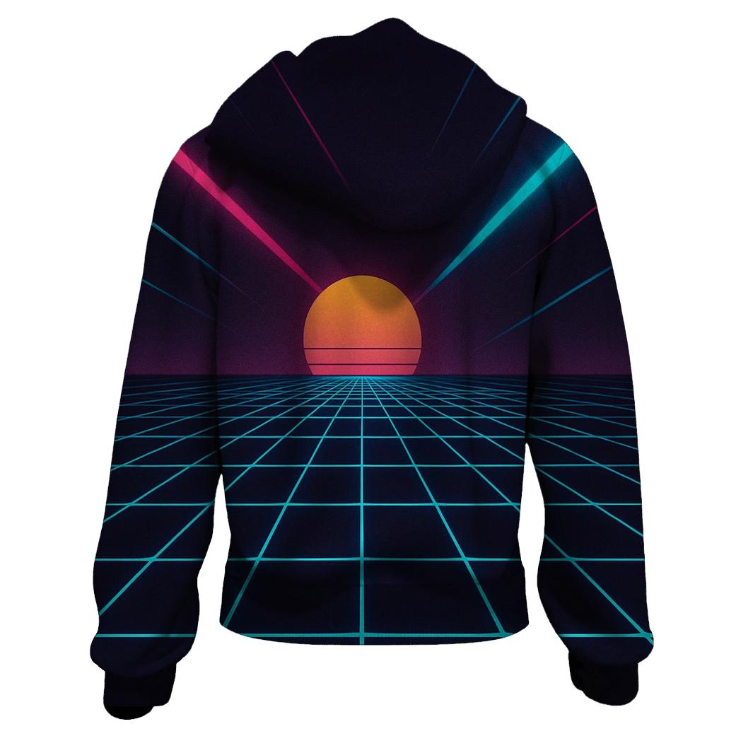 Laser Grid Runner hoodie designs