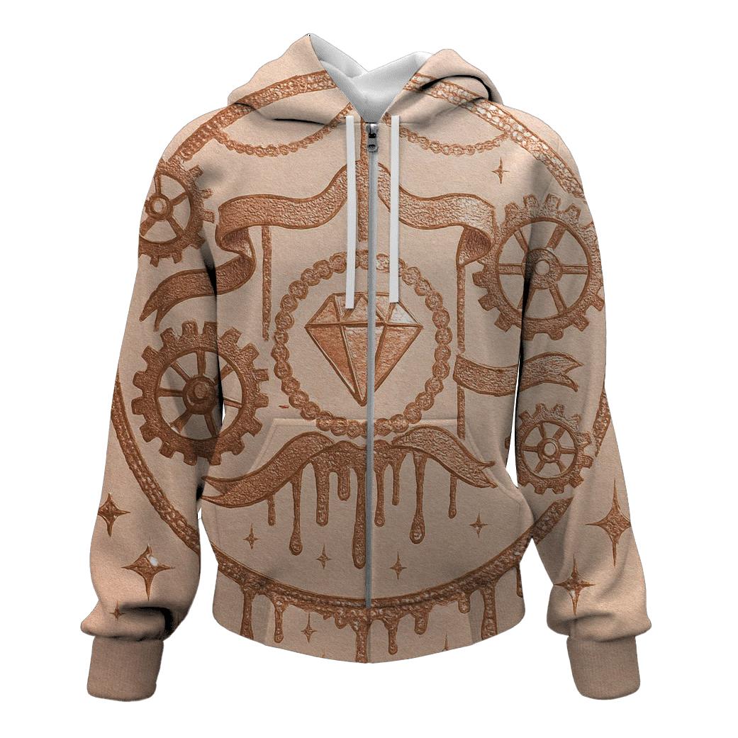 Rose Gold Carousel heavyweight hoodies