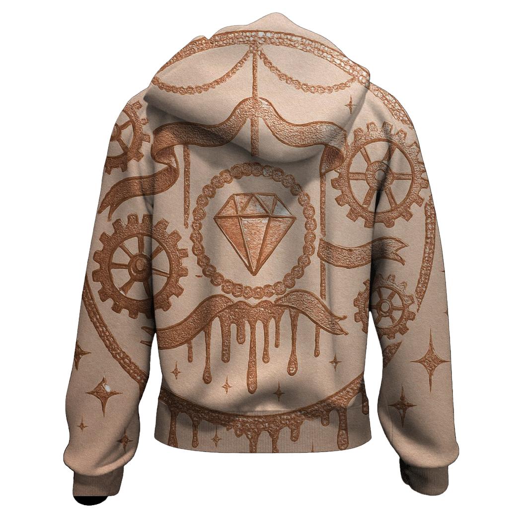 Rose Gold Carousel heavyweight hoodies