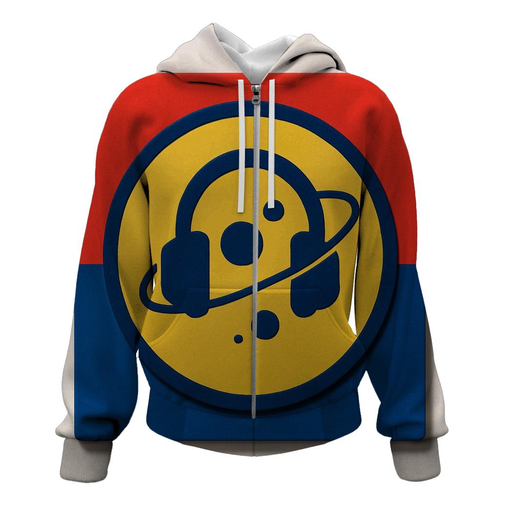 Headphone Orbit Emblem hoodie styles