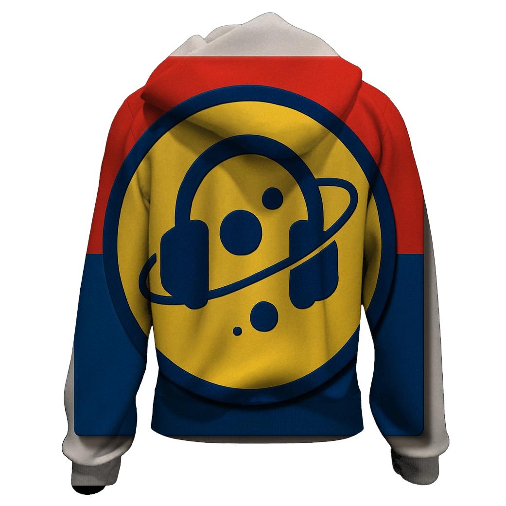 Headphone Orbit Emblem hoodie styles