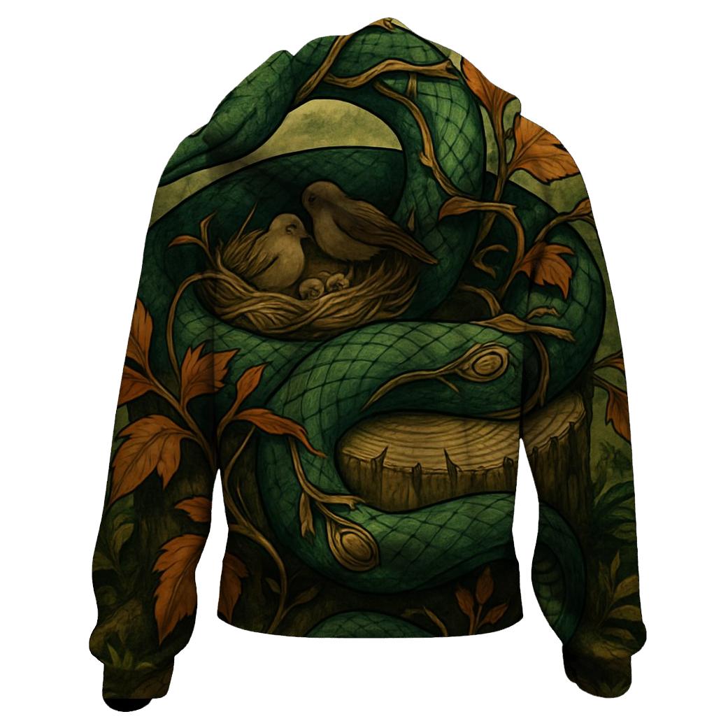 Forest Loom Ouroboros designer hoodies