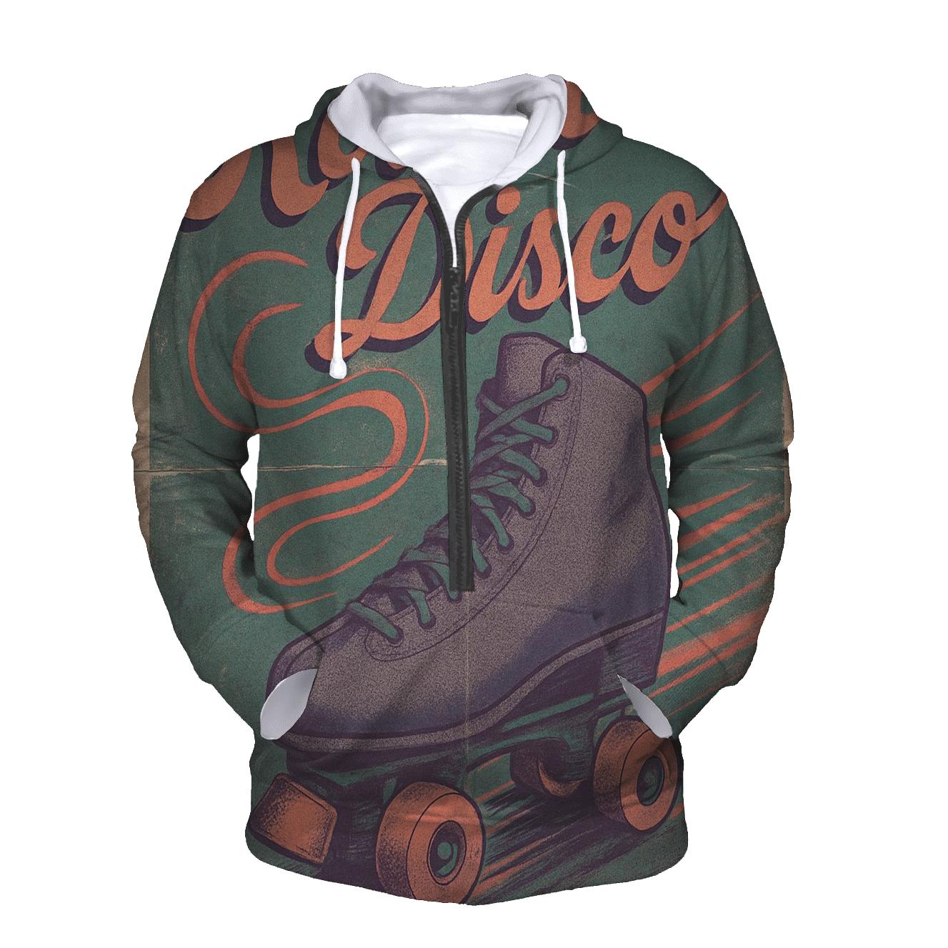 Faded Roller Rink Neon Poster hoodies fashion