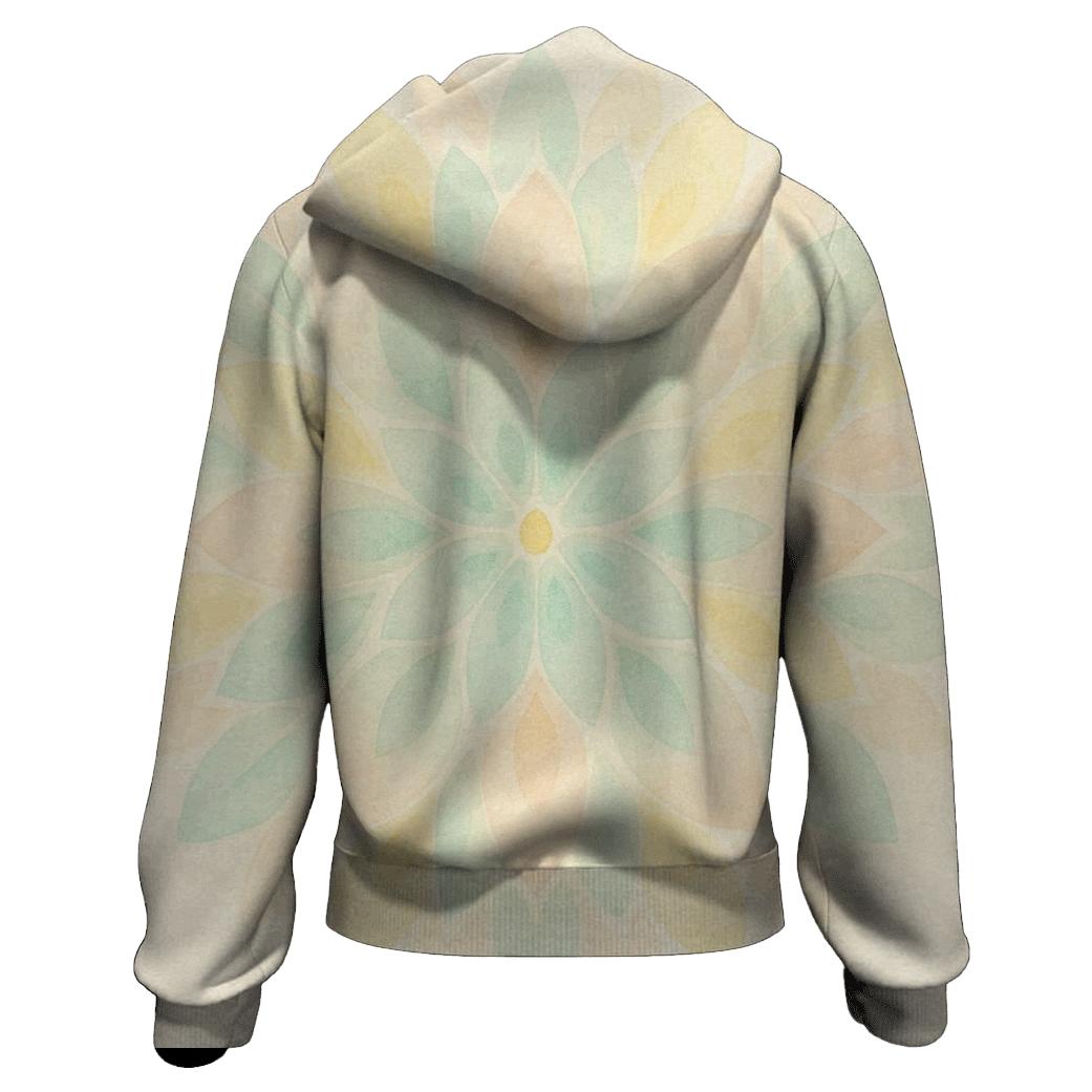 Quiet Bloom Circle pullover hoodies