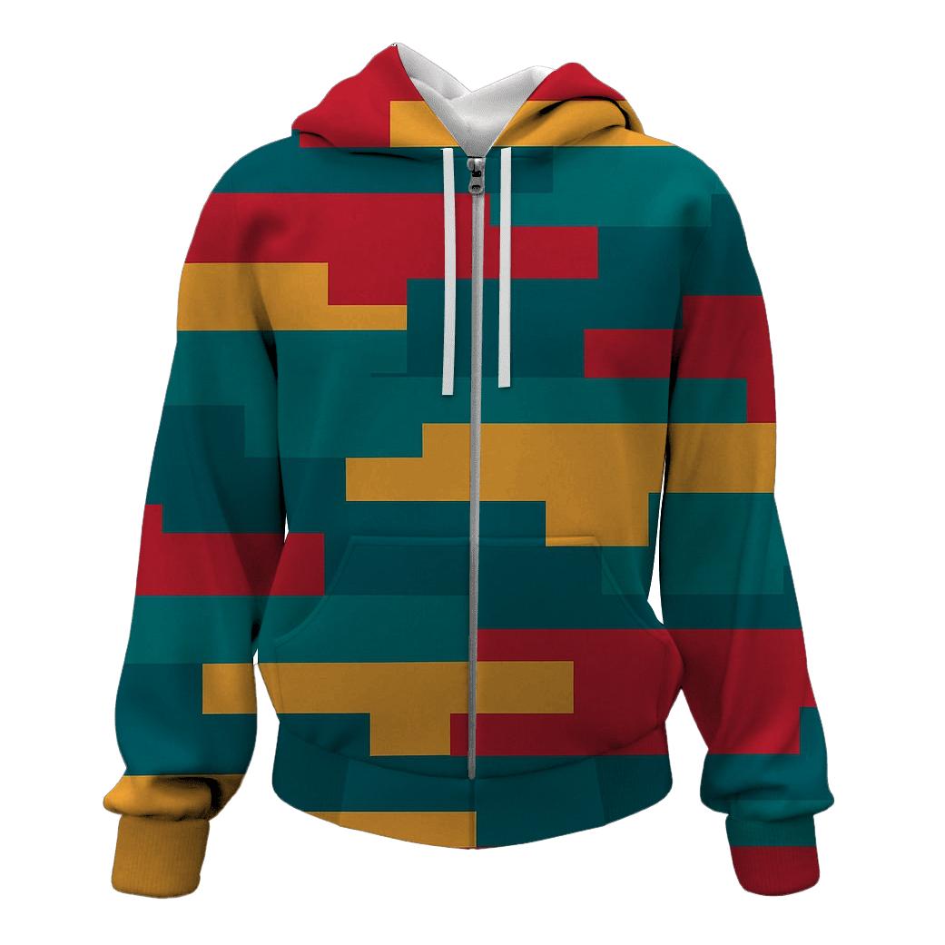 Analog Glitch Fade hoodies fashion
