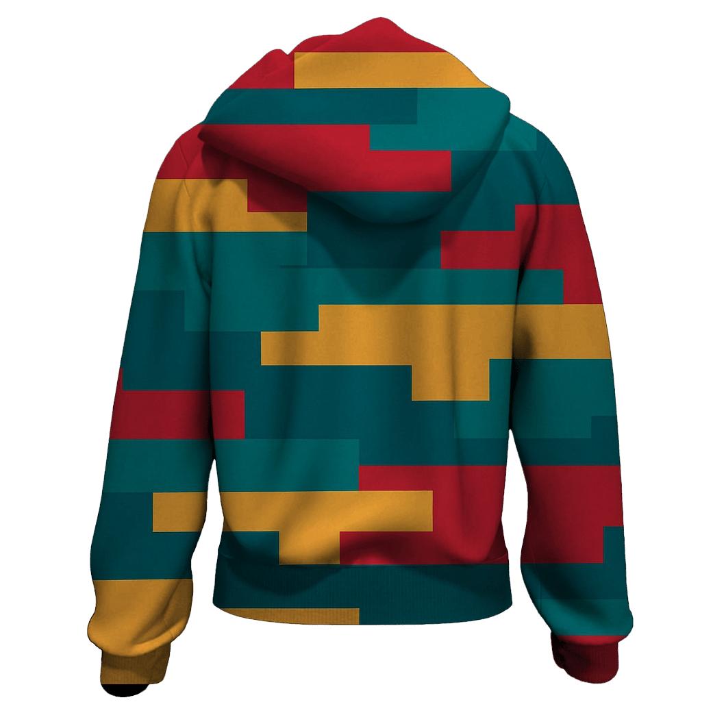 Analog Glitch Fade hoodies fashion