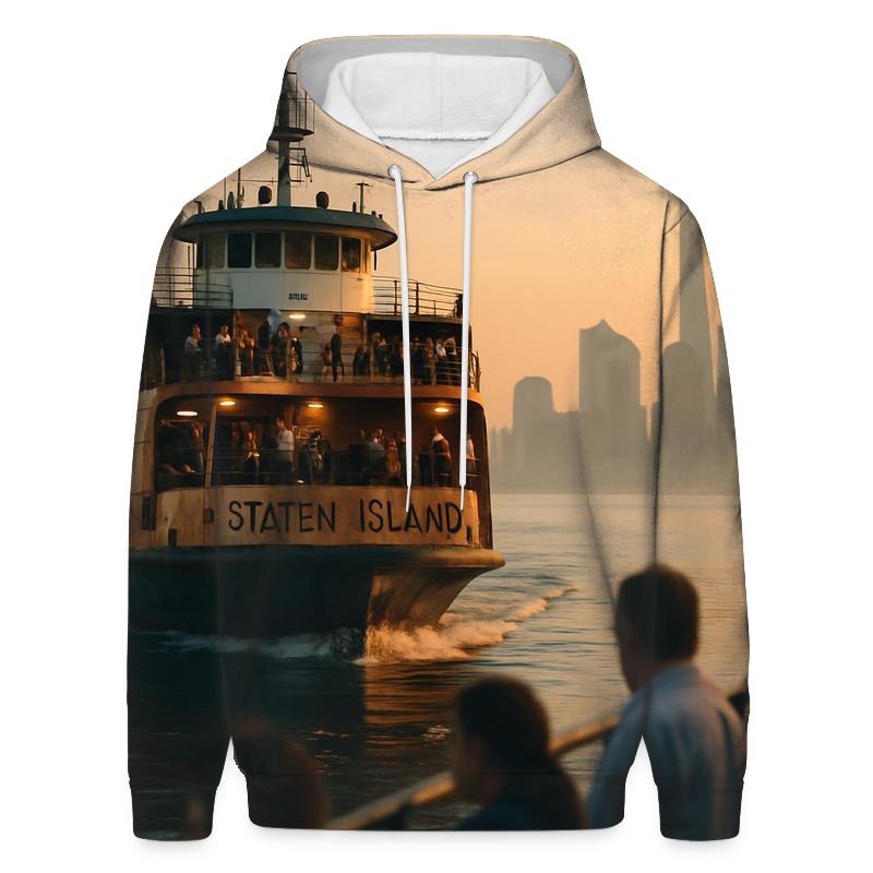 Dawn Ferry Approaching Manhattan hoodie styles