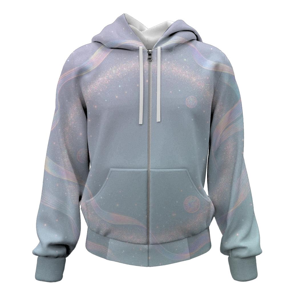 Luminous Carousel graphic hoodies