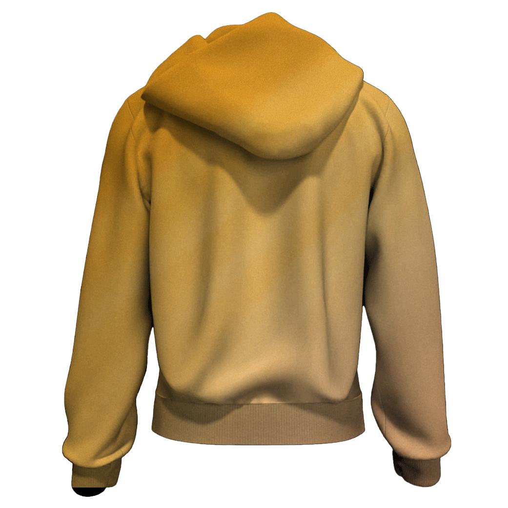 Sunlit Ochre Sweep graphic hoodies