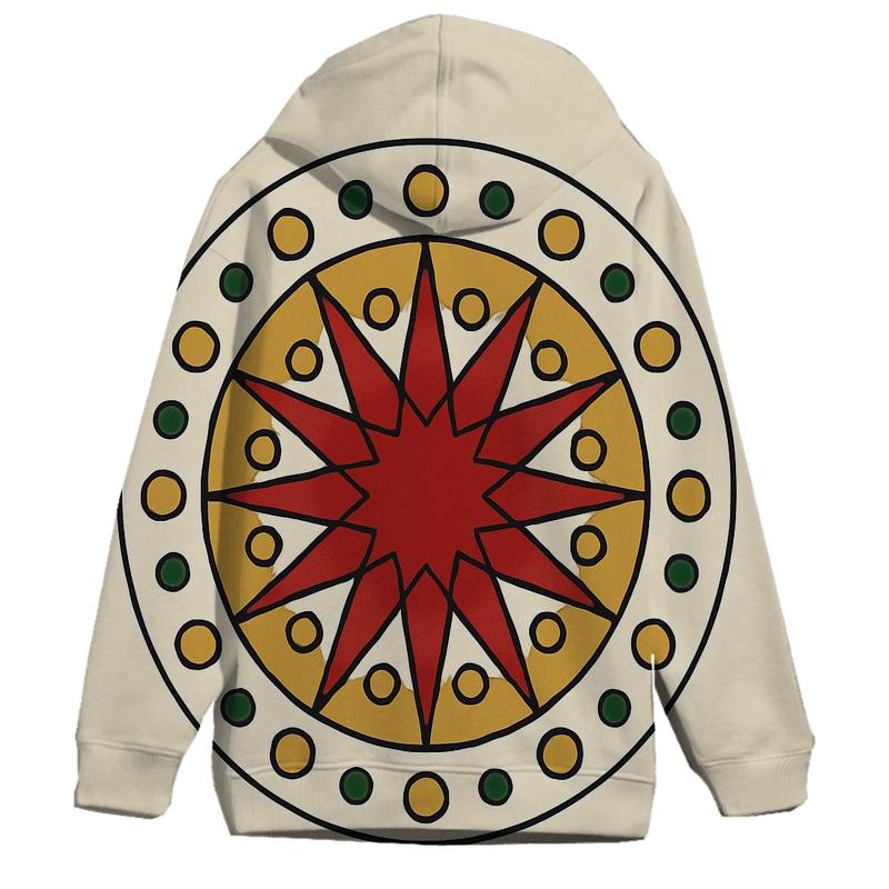 Starburst Ornament Mandala graphic hoodies