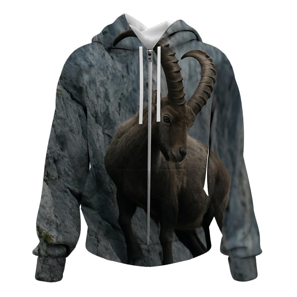Highland Browse — Alpine Ibex heavyweight hoodies