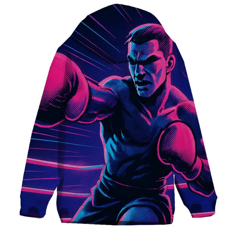 Neon Boxing Arena hoodie styles