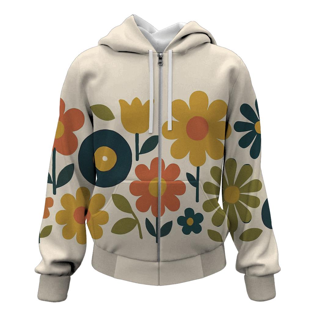Boogie Floral Band hoodies fashion