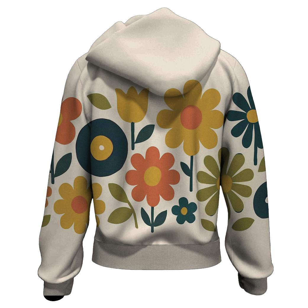 Boogie Floral Band hoodies fashion