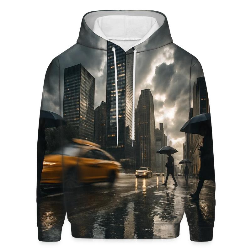 Thunderstorm Reflection On West Side Highway hoodie designs