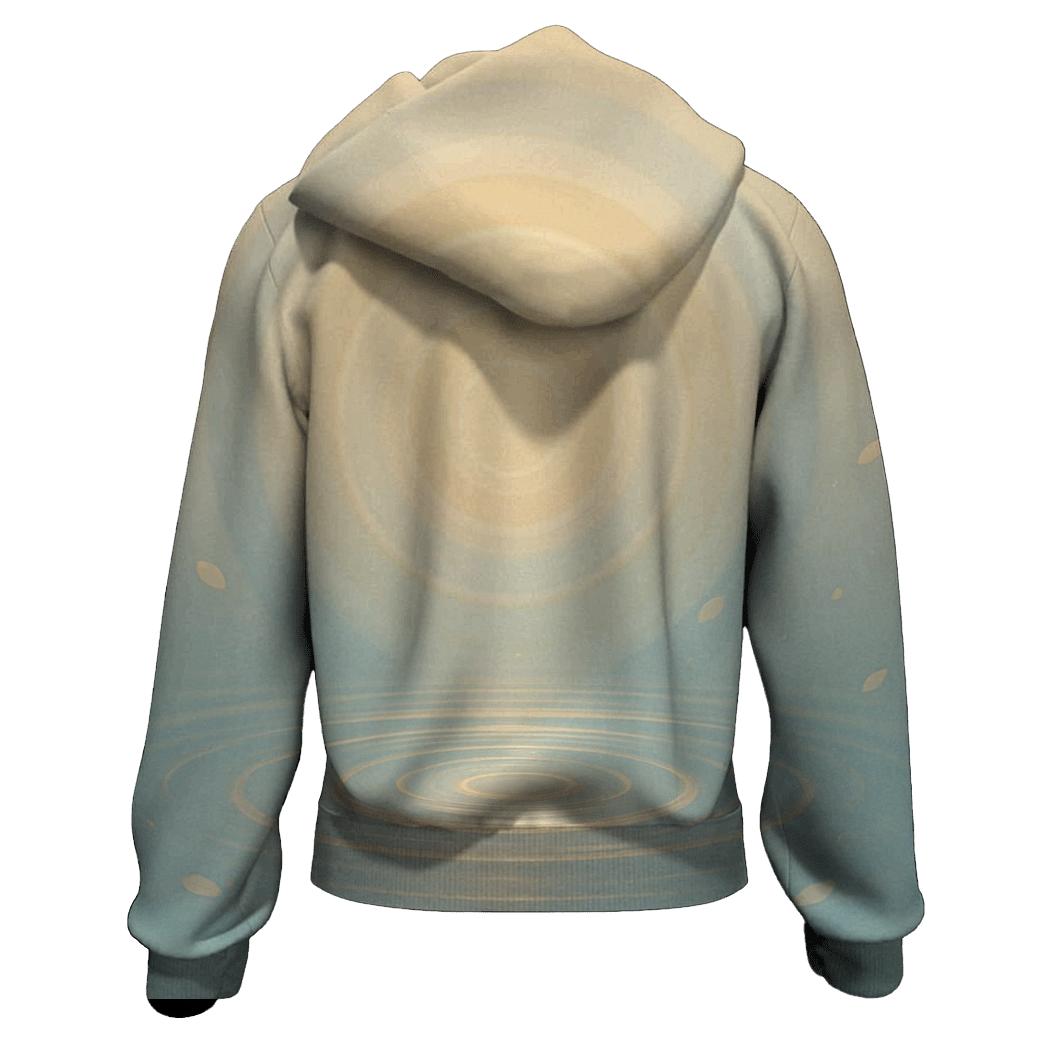 Radiant Halo Pool zip-up hoodies