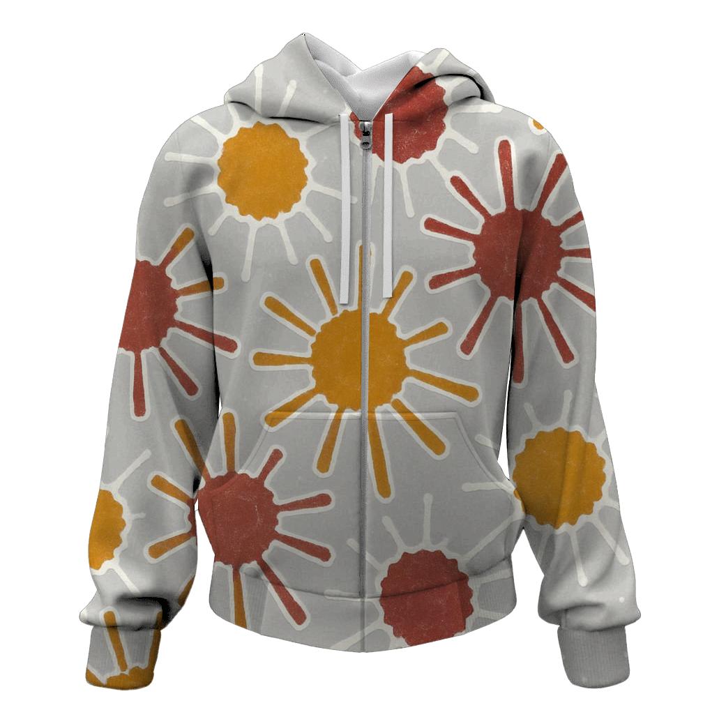 Diagonal Sunburst Kumo pullover hoodies