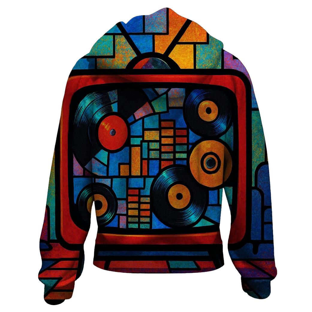 Retro TV Remix hoodie trends