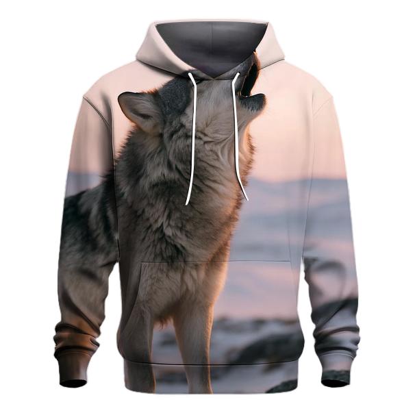 Tundra Alpha At Dawn printed hoodies