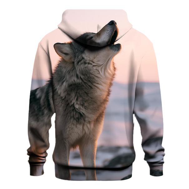Tundra Alpha At Dawn printed hoodies