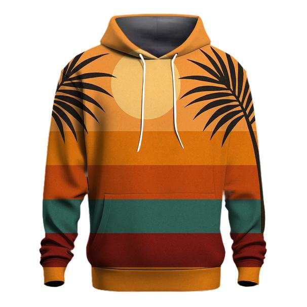 Sunset Groove Stripes hoodie designs