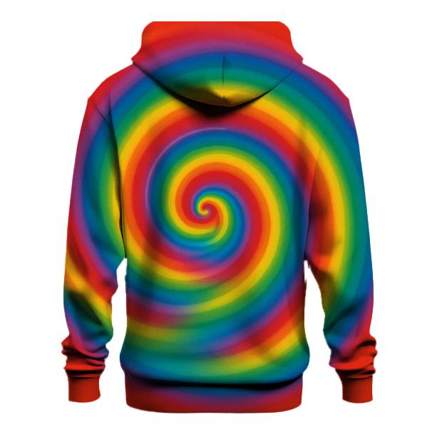 Rainbow Spiral Wheel premium hoodies