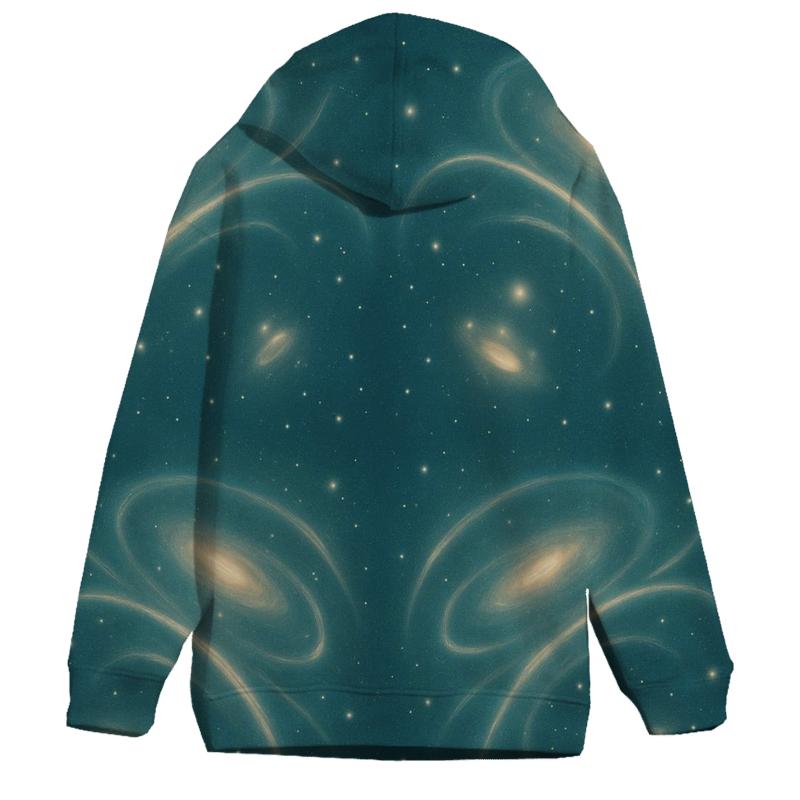 Gravitational Lens Arc Field designer hoodies