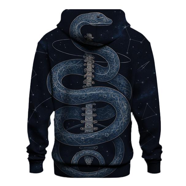 Celestial Spine Ouroboros hoodie designs