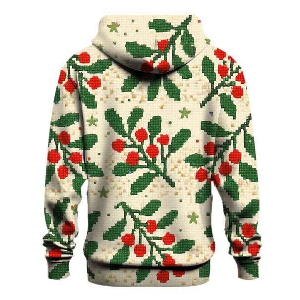 Merry Mistletoe Confetti Design zip-up hoodies