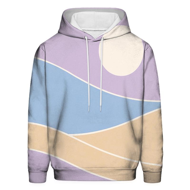 Abstract Geometry Horizon premium hoodies