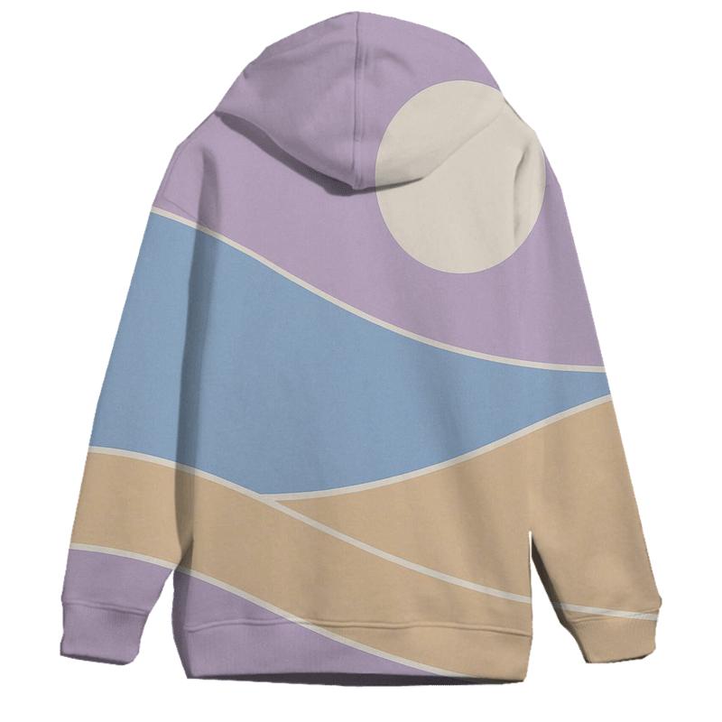 Abstract Geometry Horizon premium hoodies
