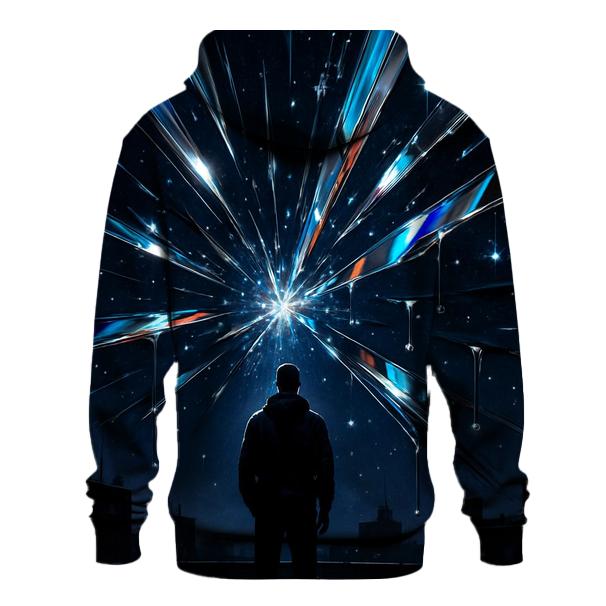 Midnight Prism embroidered hoodies