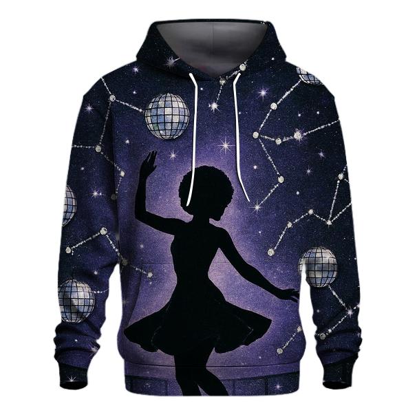 Disco Dot Constellation embroidered hoodies