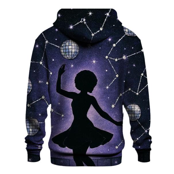 Disco Dot Constellation embroidered hoodies
