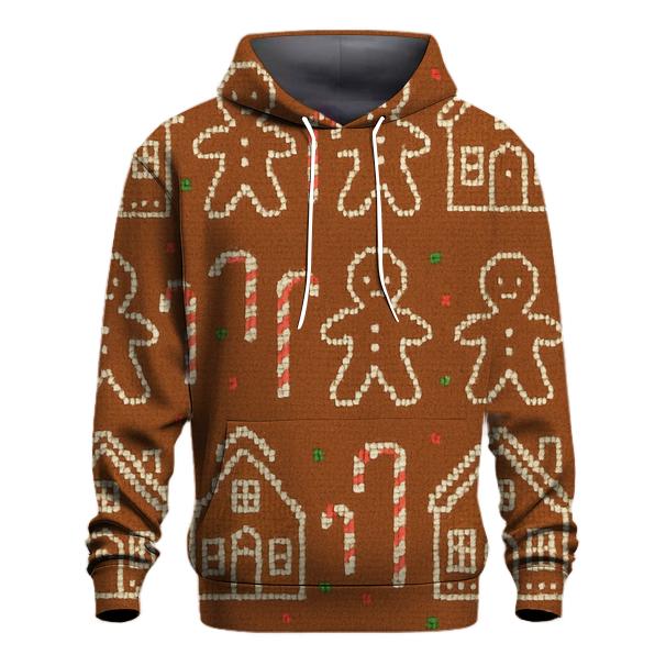 Gingerbread Village Parade Design designer hoodies