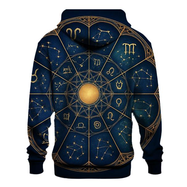 Zodiac Wheel Mandala Circle pullover hoodies