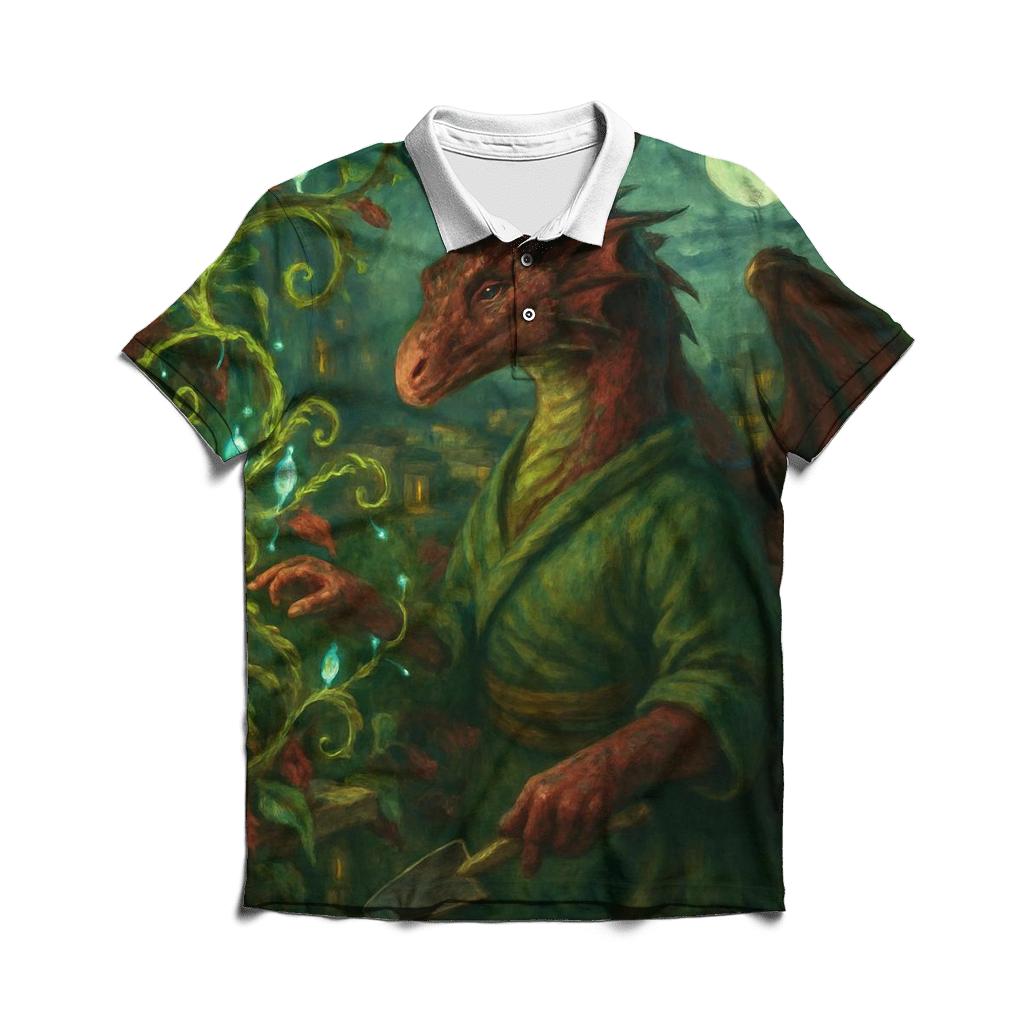 Skyline Botanist Dragon classic pique polos