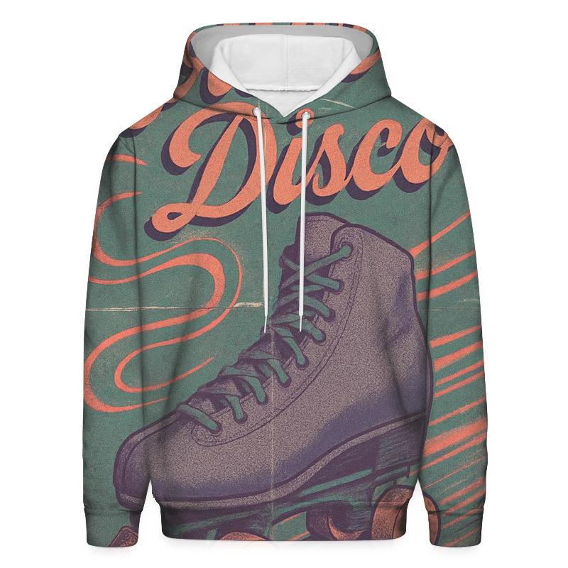 Faded Roller Rink Neon Poster hoodie styles
